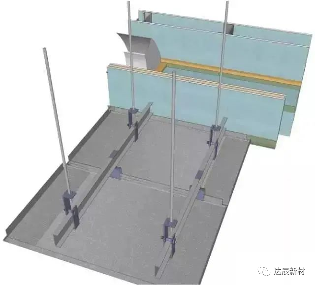 達(dá)辰新材施工第十八期地面、吊頂、墻面三維節(jié)點(diǎn)做法